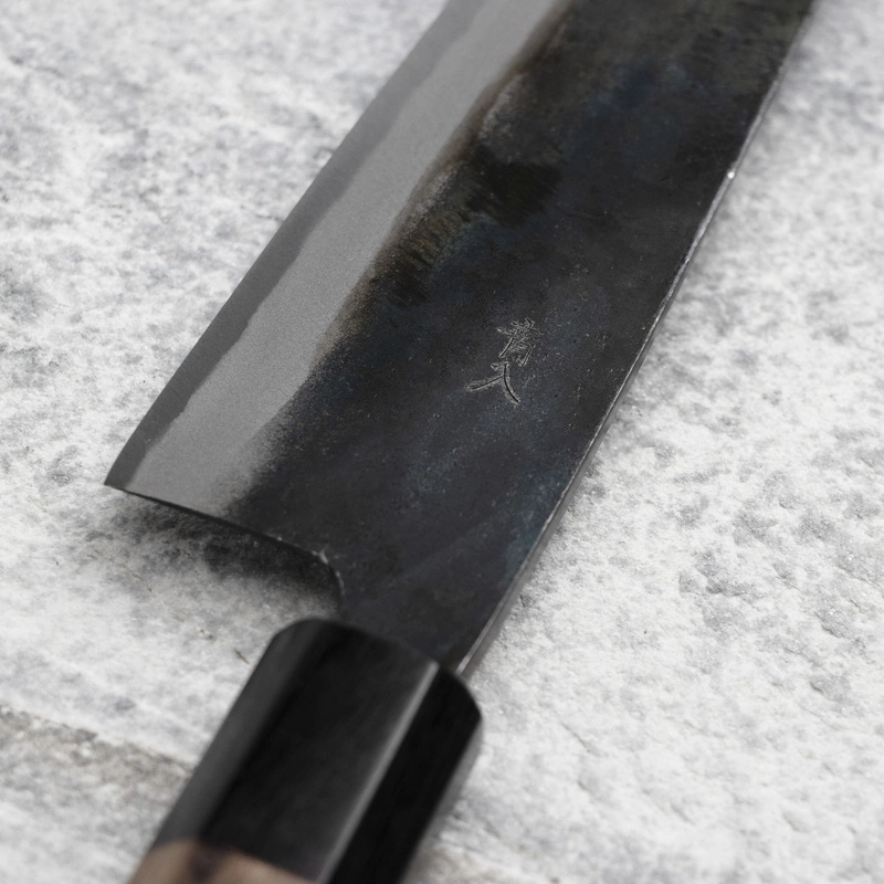 Sakai Takayuki - Aogami#2/Iron Kurouchi Nóż Santoku 17 cm