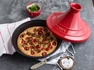 Staub -  Tajine żeliwno ceramiczne czerwone 28 cm