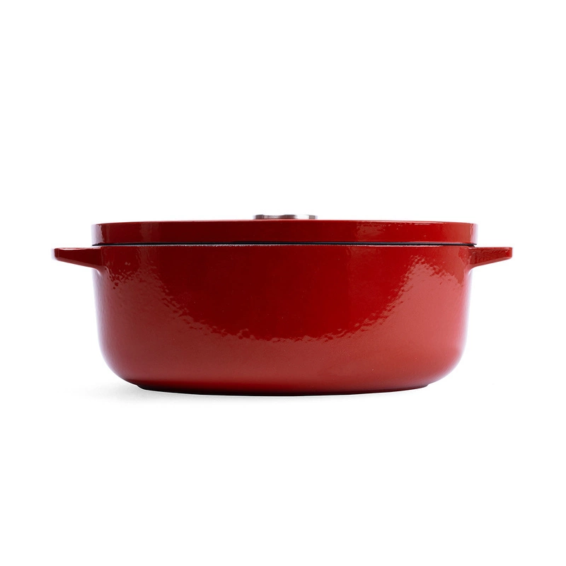 KitchenAid - garnek żeliwny owalny 5,6L Empire Red