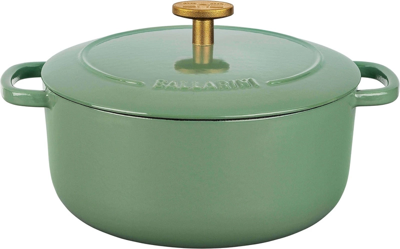 Ballarini - garnek żeliwny okrągły 3 ltr, zielony Bellamonte
