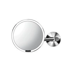 simplehuman - Lustro ścienne sensorowe - stal polerowana