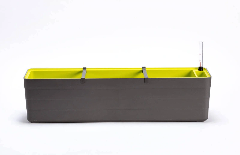 Urbalive - BERBERIS Donica samonawadniająca prostokątna 80 x 20 cm, szaro-brązowy