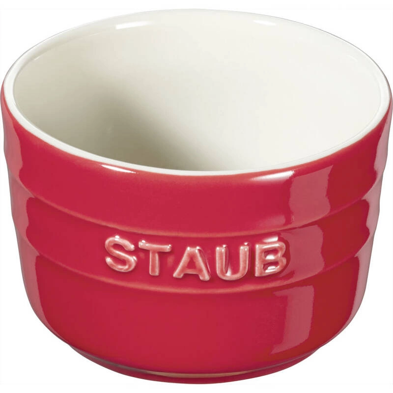 Staub - mini ramekin okrągły, 2 szt. 150 ml, czerwony