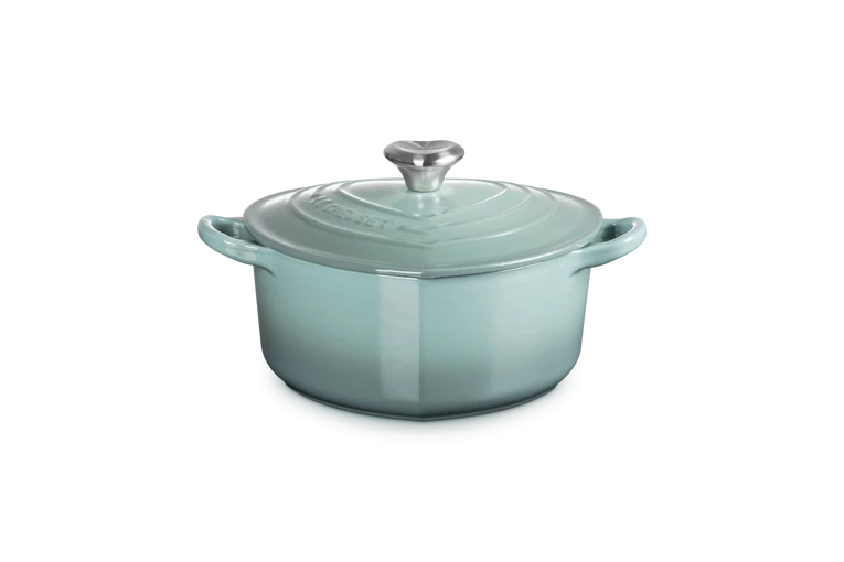 Le Creuset - brytfanna w kształcie serca 20 cm Sea Salt