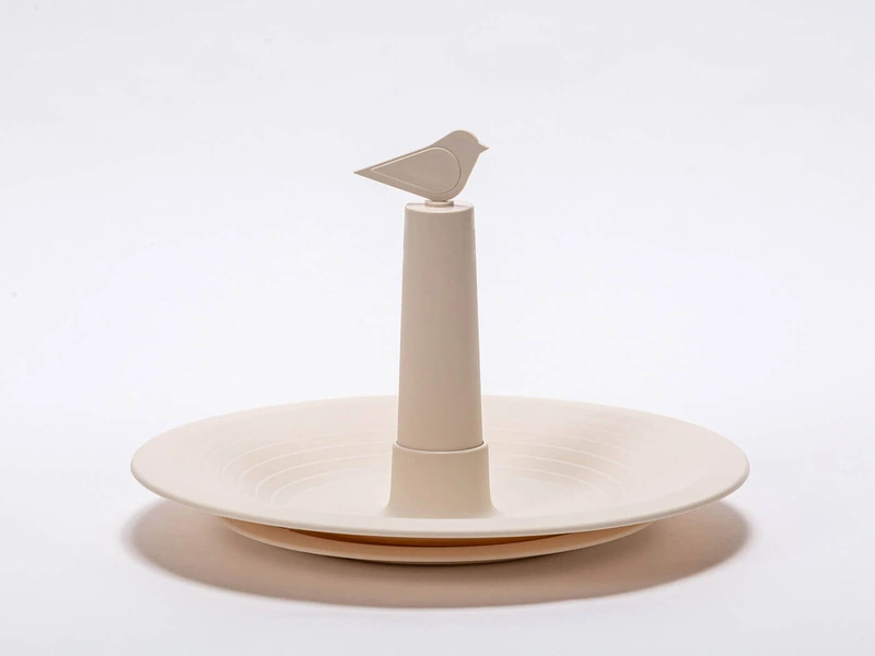 Urbalive - FINCH Karmnik dla ptaków 32 cm, beżowy