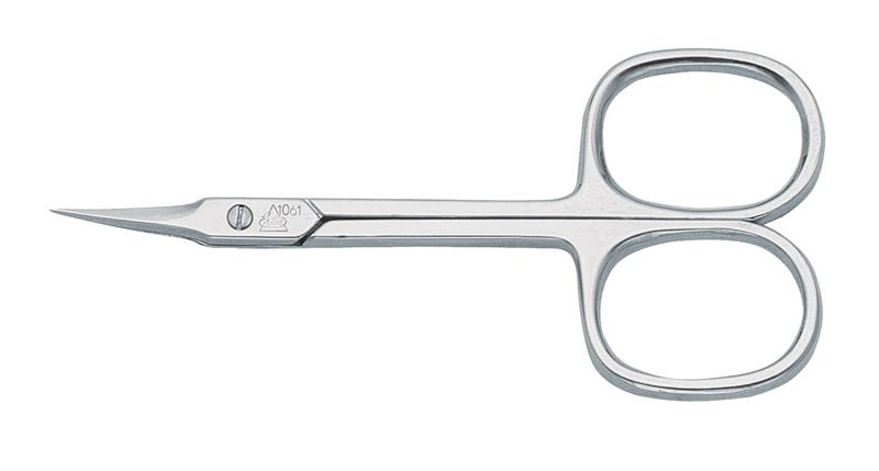 Erbe Solingen - Nożyczki do skórek stal niklowana wąskie 9 cm