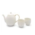 Bredemeijer - zestaw Canterbury dzbanek porcelanowy + 2 czarki
