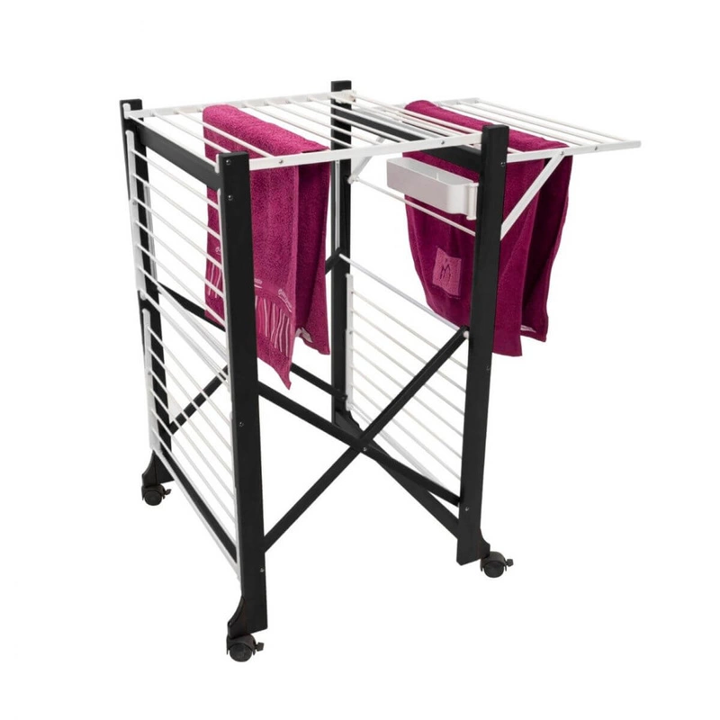 ARREDAMENTI - ALIANTE Suszarka na pranie - 132 x 105 cm, Czarny