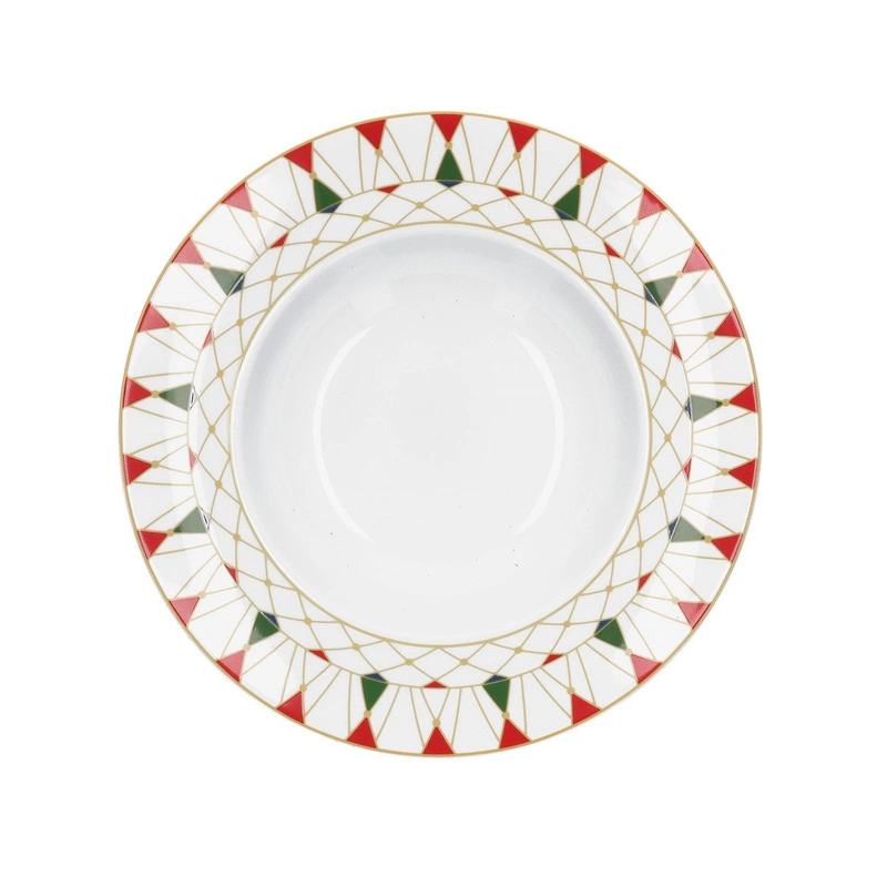 Rose&Tulipani - XMAS CAROUSEL Talerz do zupy 24 cm