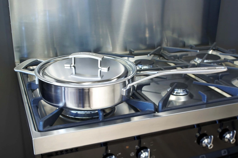 Demeyere - INDUSTRY 5 Patelnia głęboka 2H z pokrywką 28 cm