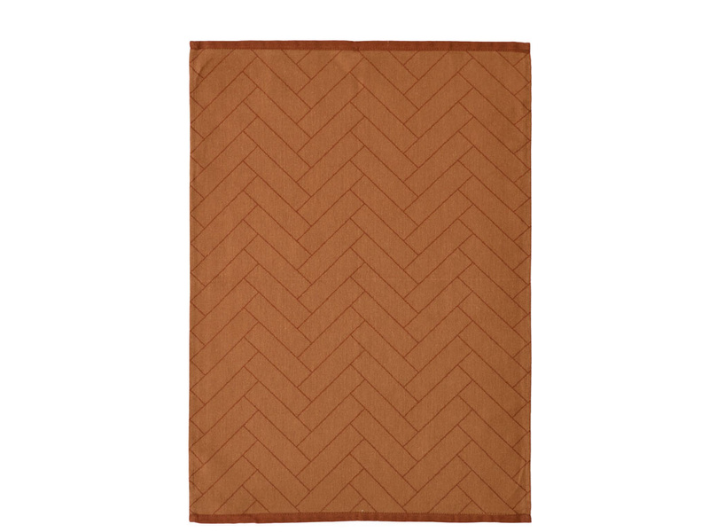 Södahl - Ręcznik kuchenny 50x70cm 2szt. Tiles Brown
