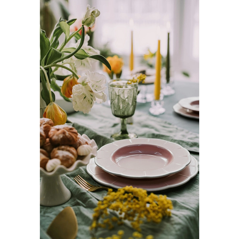 Guzzini - Talerz obiadowy 28 cm - różowy