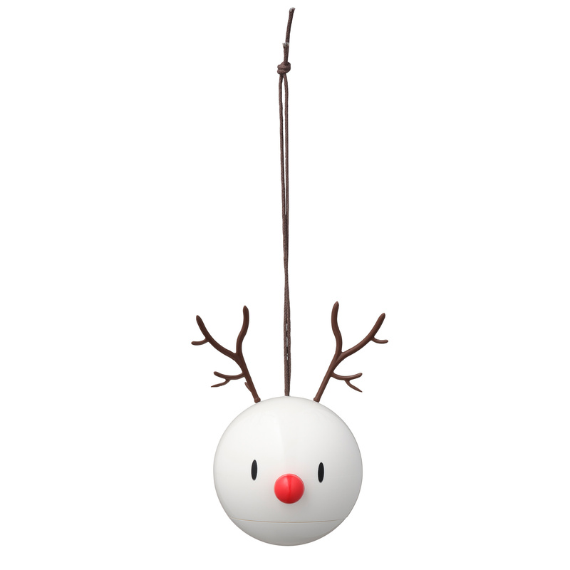 Hoptimist - Zawieszka bombka Hoptimist Reindeer Ornament 2 szt biała