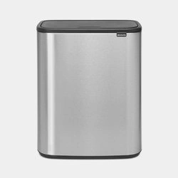 Brabantia - kosz na śmieci Bo Touch Bin 60L (2 x 30) stal matowa FPP