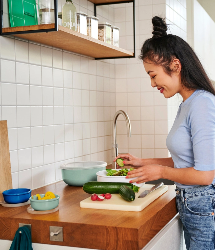 Mepal - Zestaw 3 pojemników Lumina 250 750 1500 Vivid mauve