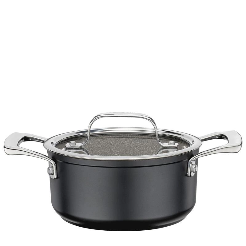 Spring - garnek niski z powłoką nieprzywierającą i szklaną pokrywą, śred. 16 x 7,5 cm, 1,4 l MERIDIAN INTENSE PRO