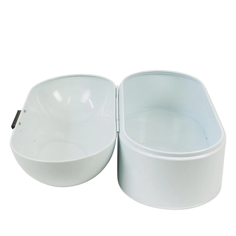 Kela - chlebak metalowy, 44x21,5 cm, biały Frisco