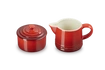 Le Creuset - cukierniczka i mlecznik wiśniowy