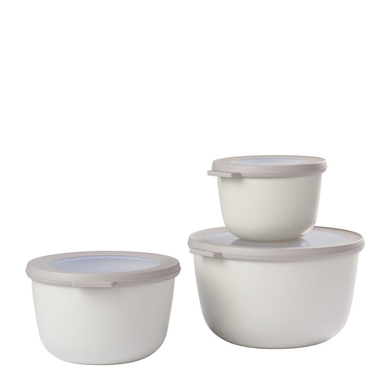 Mepal - Zestaw 3 misek Cirqula 500 1000 2000 Nordic White