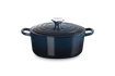 Le Creuset brytfanna żeliwna emaliowana Signature okrągła 24 cm 4.2l nuit