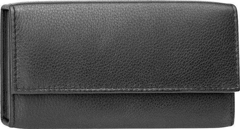 Erbe Solingen - Zestaw do manicure 5 cz. stal niklowana czarny, etui typu folder