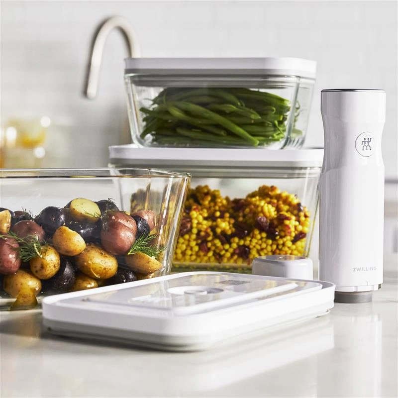 Zwilling - zestaw 3 szklanych pojemników prostokątnych Fresh & Save