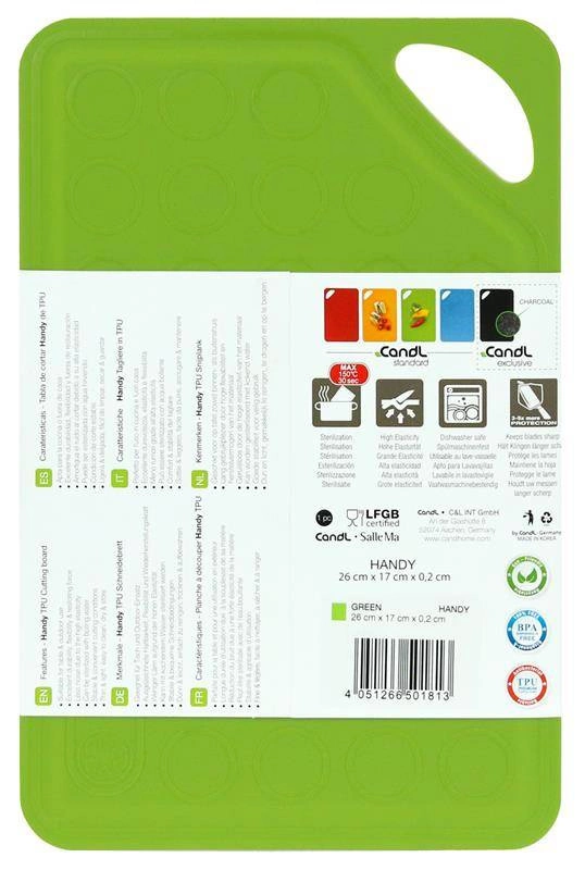 CandL - Mata kuchenna do krojenia 26x17 zielona