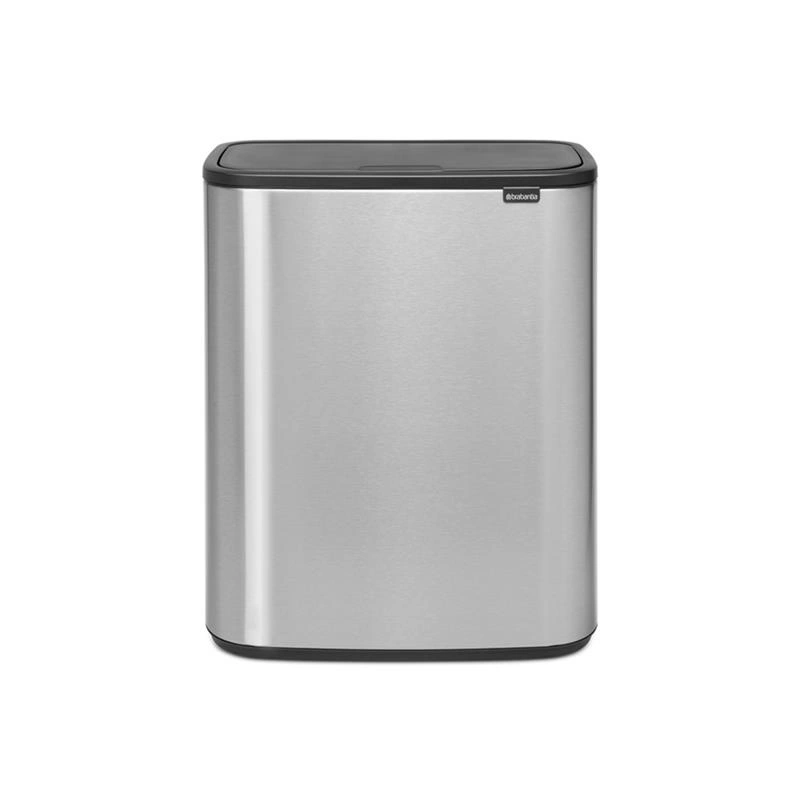 Brabantia - kosz na śmieci Bo Touch Bin 60L (2 x 30) stal matowa FPP