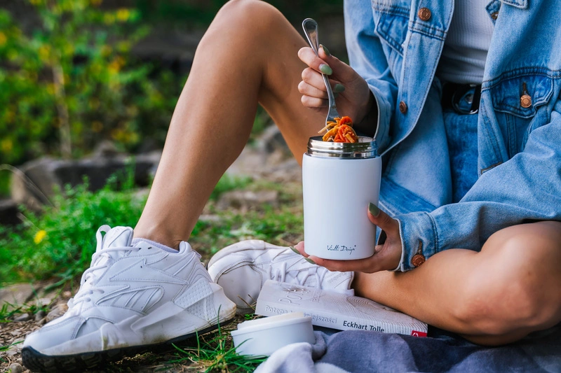 Vialli Design - Termos obiadowy 500ml FUORI biały