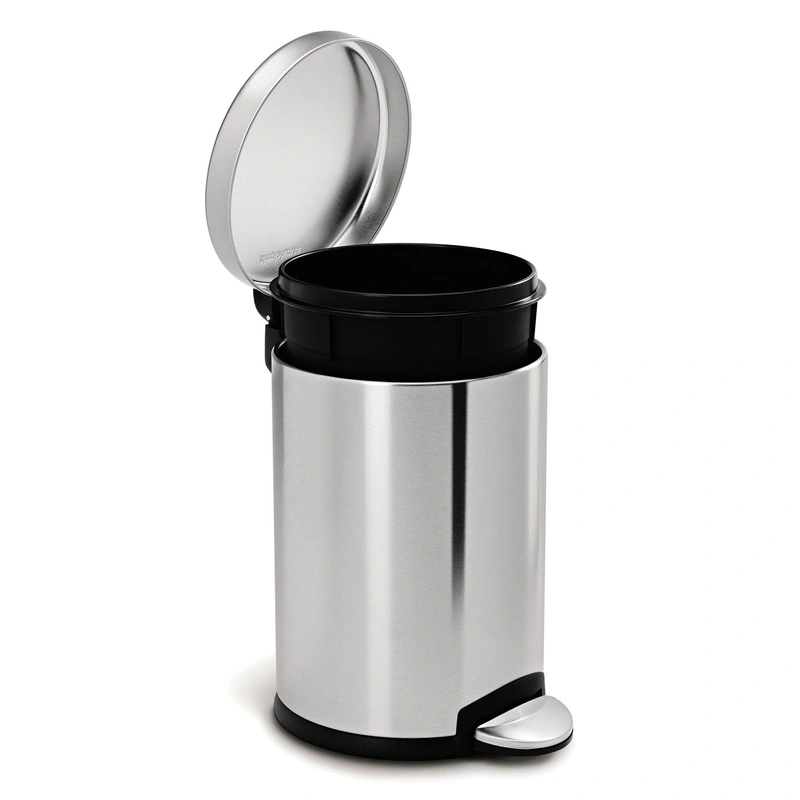 Simplehuman - Kosz na śmieci pedałowy 4,5l - szczotkowana stal