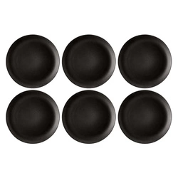 Seltmann - LIBERTY VELVET BLACK Zestaw 6 talerzy obiadowych 27.5 cm