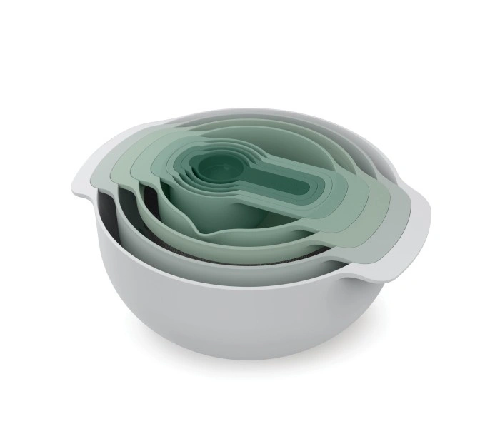 Joseph Joseph - Zestaw misek i miarek, Nest 9 Plus Sage