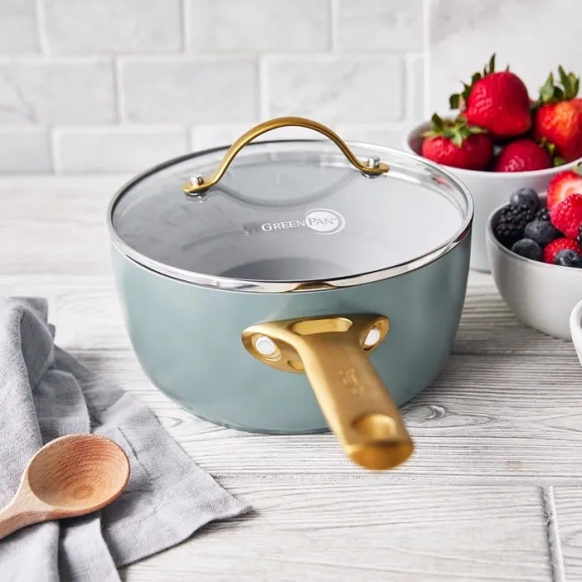 GreenPan - zestaw 10el. garnków i patelni Sky Blue