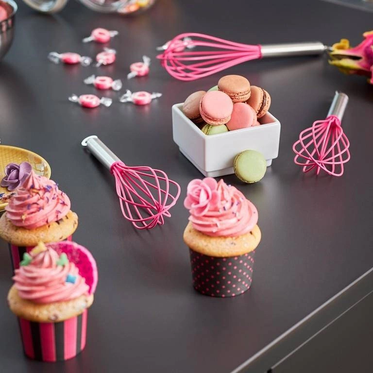 Roesle - Trzepaczka silikonowa różowa