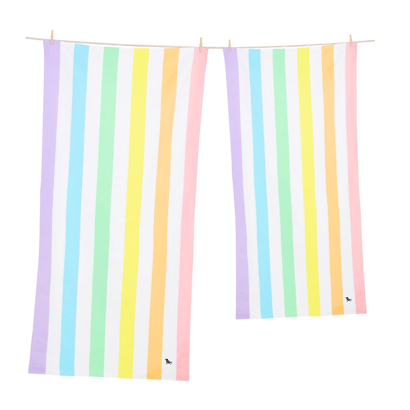 Dock & Bay - Ręcznik plażowy, szybkoschnący - Unicorn Waves XL 200x90cm