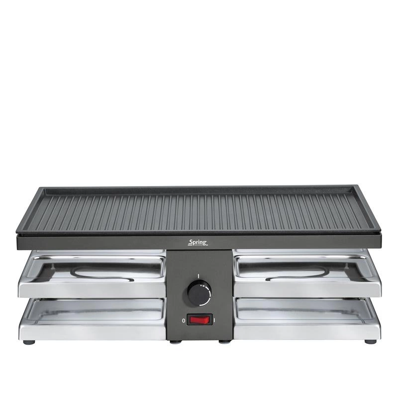 Spring - raclette/grill stołowy, dla 8 os., 47 x 24 x 15,5 cm RACLETTE8 FUN