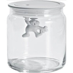 A di Alessi - pojemnik kuchenny, biała pokrywka; 0,7 l GIANNI