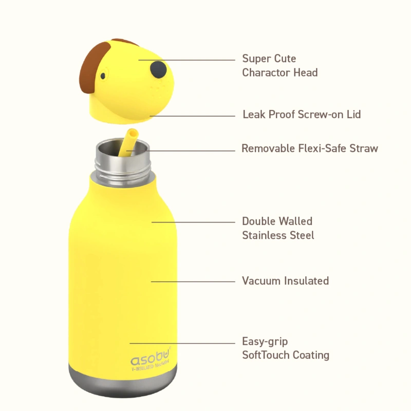 Asobu - Butelka termiczna BESTIE BOTTLE DOG 460ml