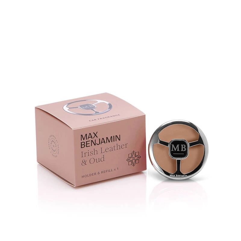 Max Benjamin - Zapach samochodowy Irish Leather & Oud Classic