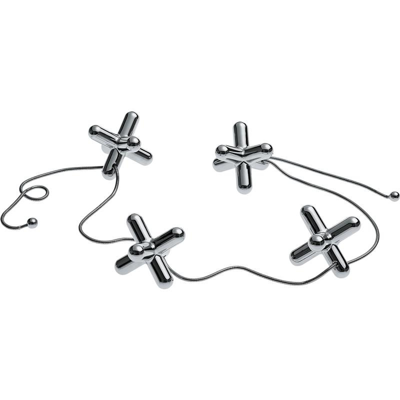 Alessi - podstawka pod gorące naczynia, chromowana TRIPOD