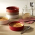 Emile Henry - Zestaw dwóch miseczek creme brulee - czerwony