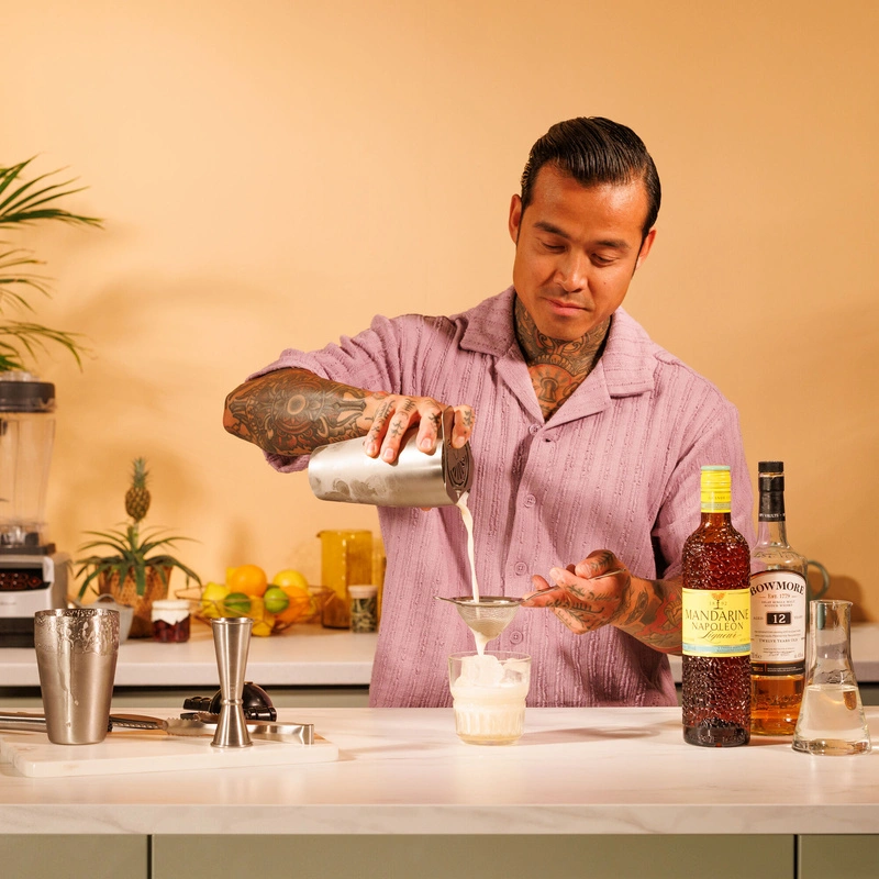 VacuVin - Sitko barmańskie Cocktail Strainer ze stali nierdzewnej
