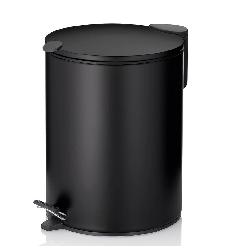 Kela - Kosz na śmieci 5l czarny Mats