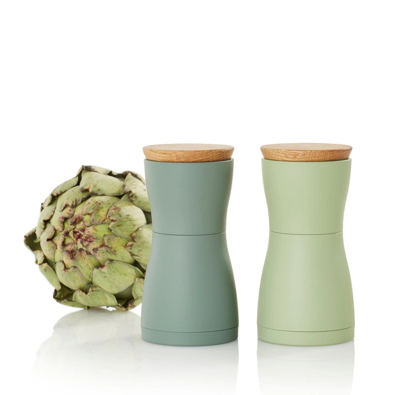 AdHoc - Zestaw młynków do pieprzu i soli Twin zielony