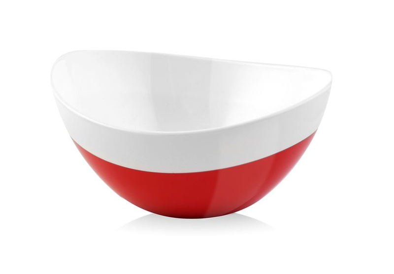 Vialli Design - Miska Livio Duo owalna czerwona 28 cm