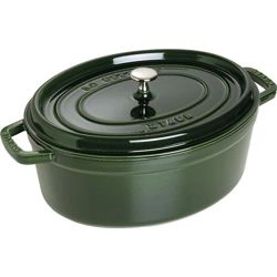 Staub - garnek żeliwny owalny 3.2 l, zielony