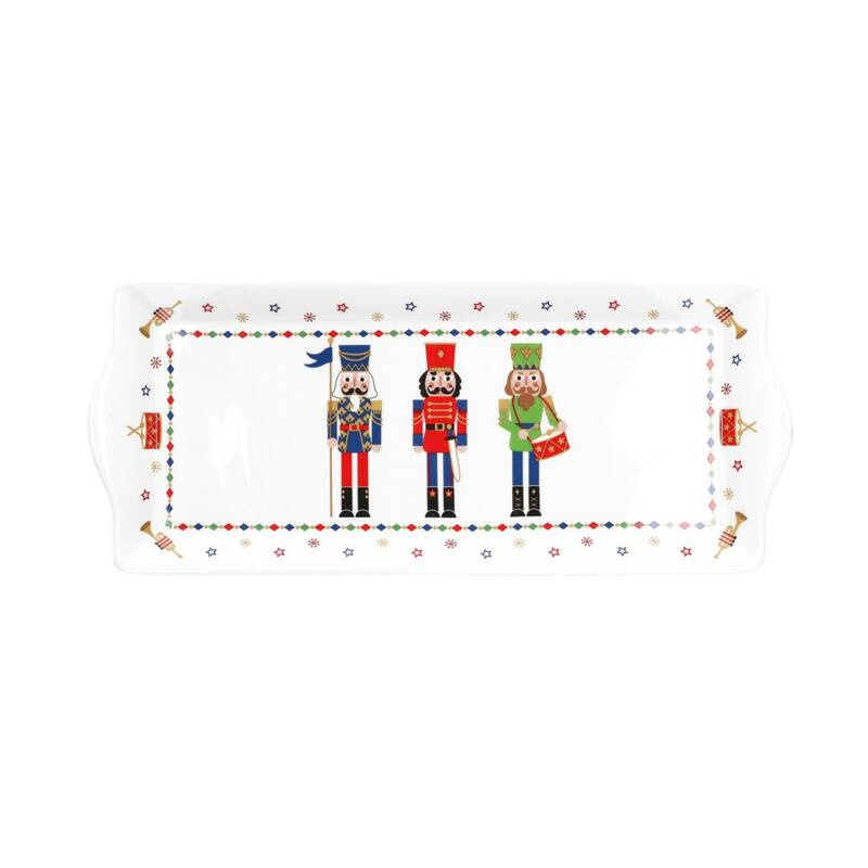 Rose&Tulipani - THE CHRISTMAS BAND Prostokątna taca 36 x 15 cm