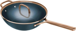 Zwilling - MILANO Wok z pokrywką 30 cm niebieski
