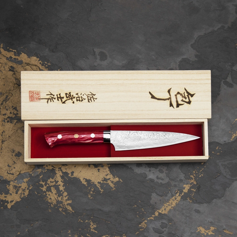 Takeshi Saji - Red Turquoise R2 Nóż uniwersalny 15 cm