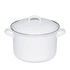 Riess - Garnek wysoki z pokrywą 4,5l 22cm Classic WEISS